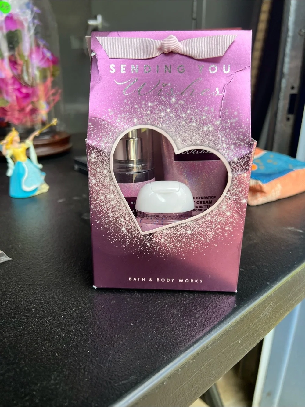 Bath & Body Works Pink Ombre Heart Gift Set